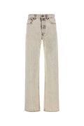 Miu Miu Ivory Denim Jeans — White
