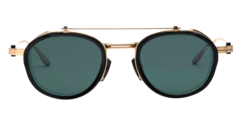 Infinity - Brushed 12k Gold Black Rhodium Nd Titanium Sunglasses