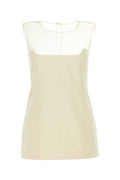 Khaite Cotton-Silk Blend Tank Top — White