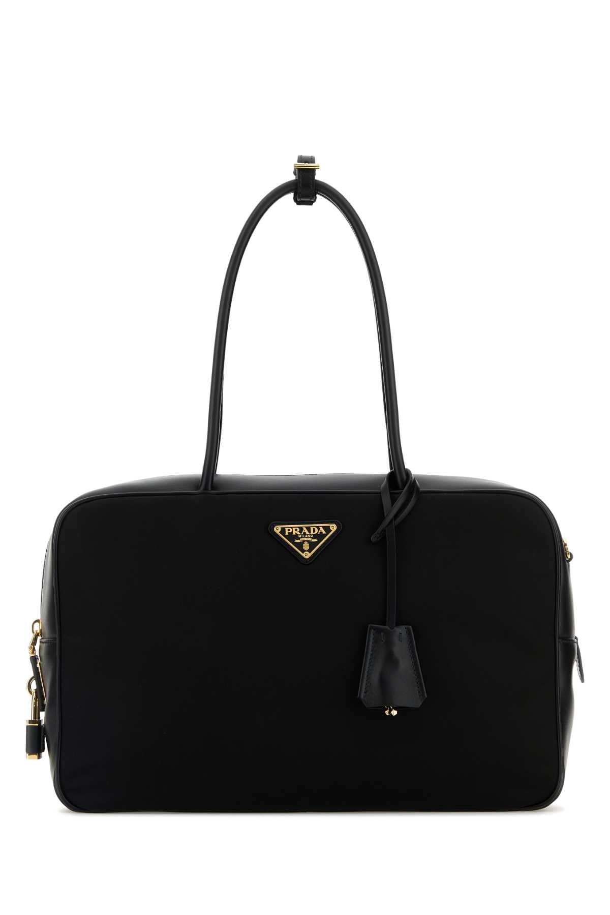 Prada TESSUTI Top Handle Bag — Black