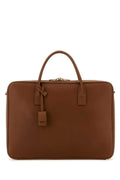 Saint Laurent Masoil Top Handle Bag — Brown