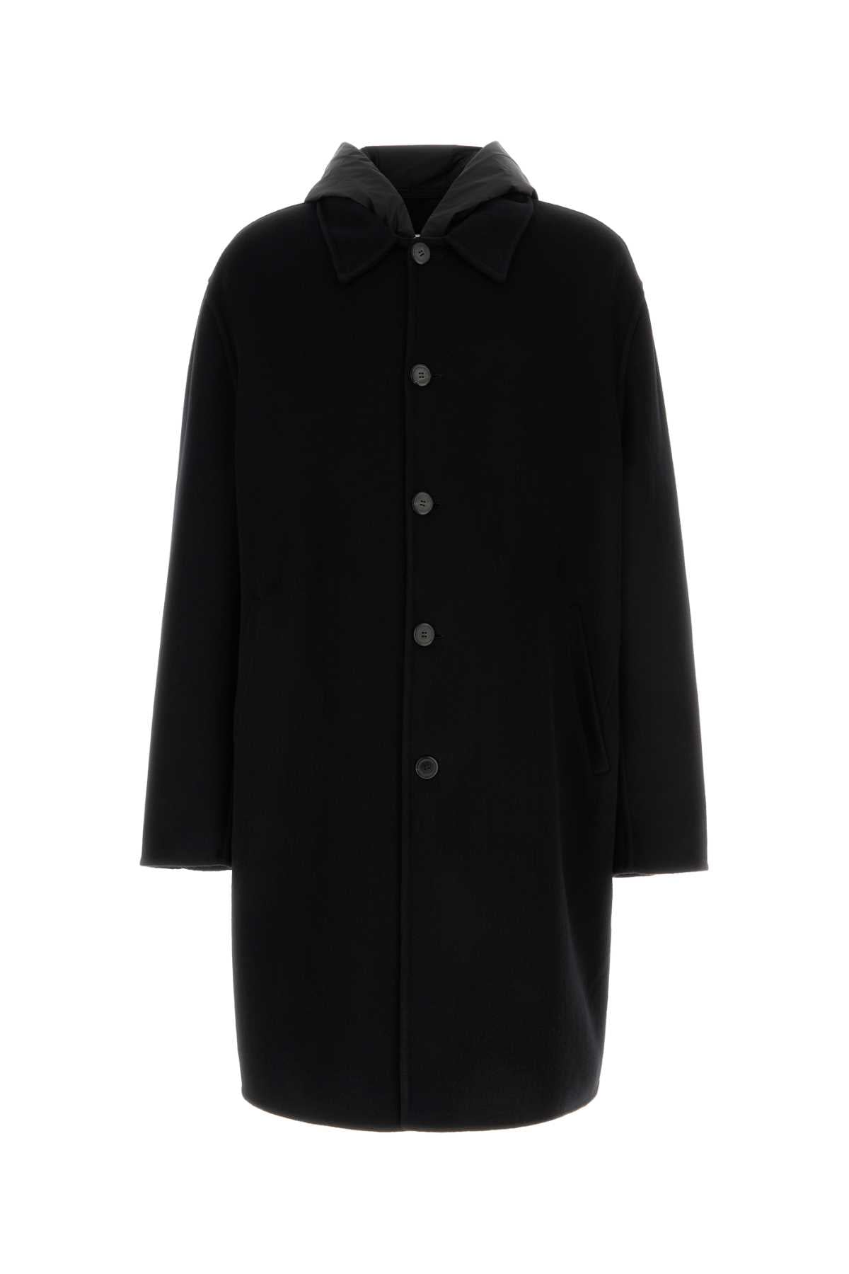 Prada Cashmere Coat — Black