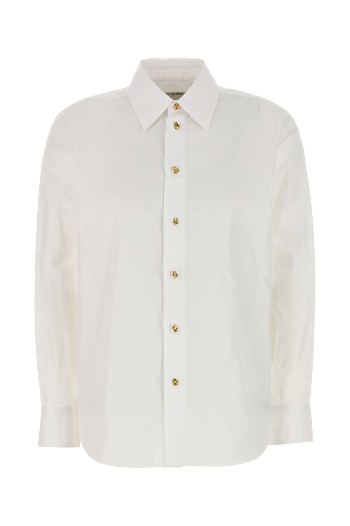 Bottega Veneta Poplin Shirt — White