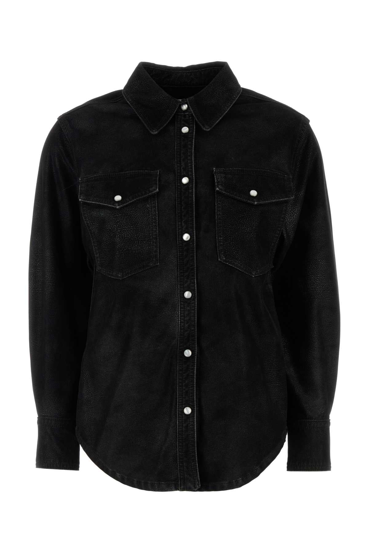 Isabel Marant Etoile Karima Shirt — Black
