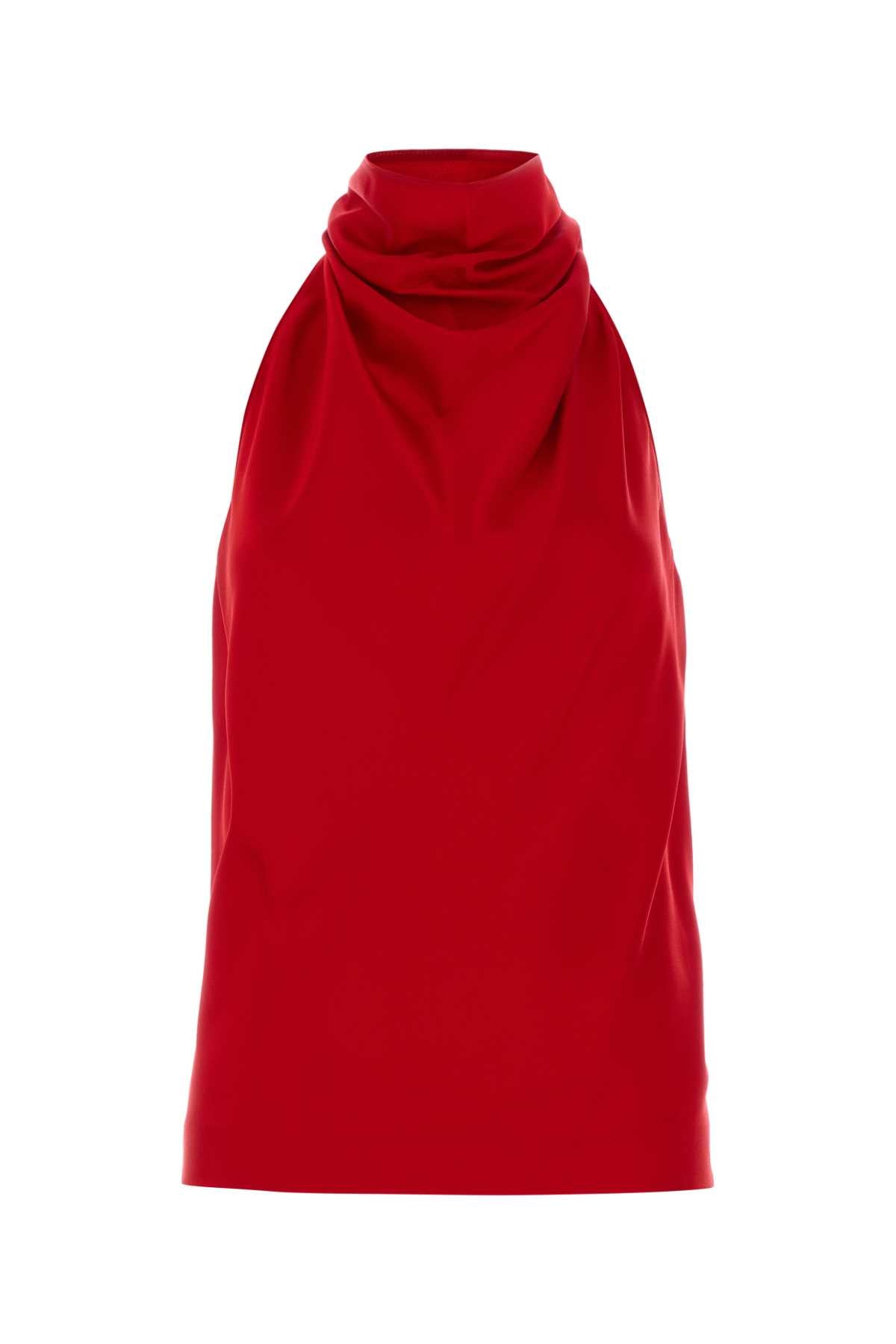 Stella McCartney Halterneck Tank Top — Red