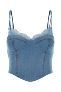 Ermanno Scervino Denim Tank Top — Blue