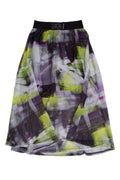 Dkny Junior Abstract Multicolor Mesh Skirt — Multicolor
