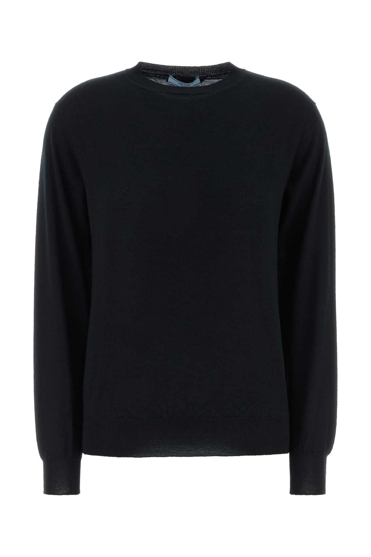 Prada Girocollo Sweater — Black