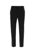 Alexander McQueen Cotton Trousers — Black
