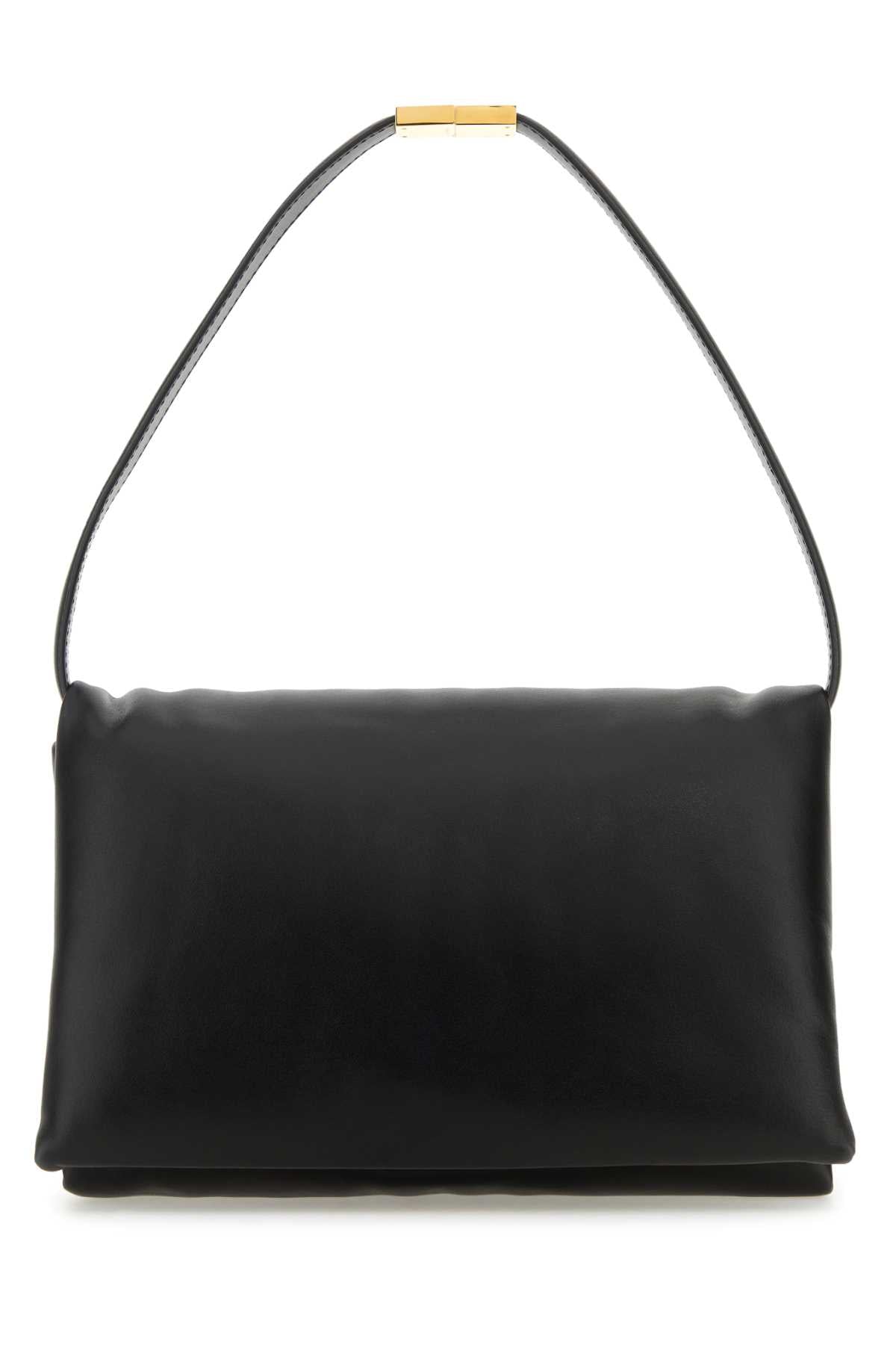 Marni Leather Shoulder Bag — Black