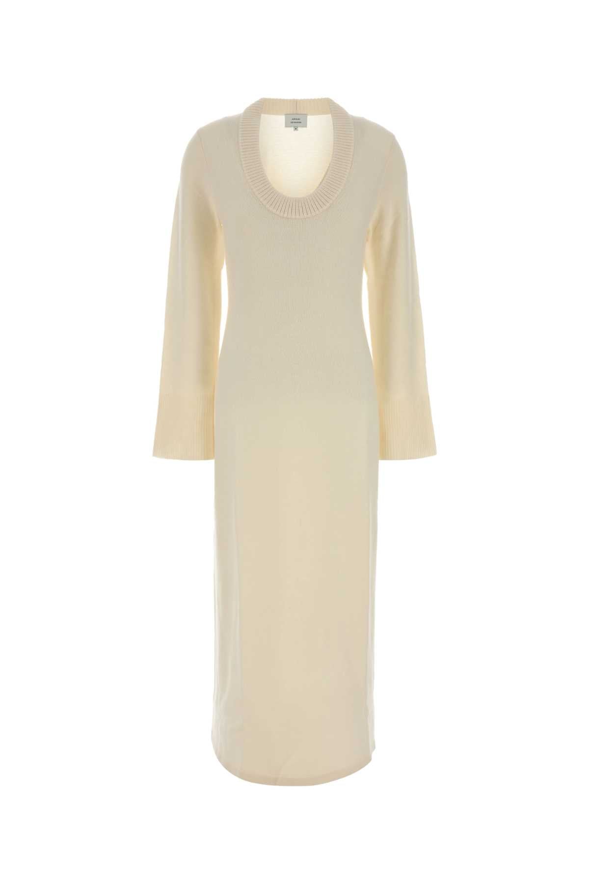 Loulou De Saison Neck Dress — Ivory