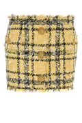 Balmain Glittered Skirt — Yellow
