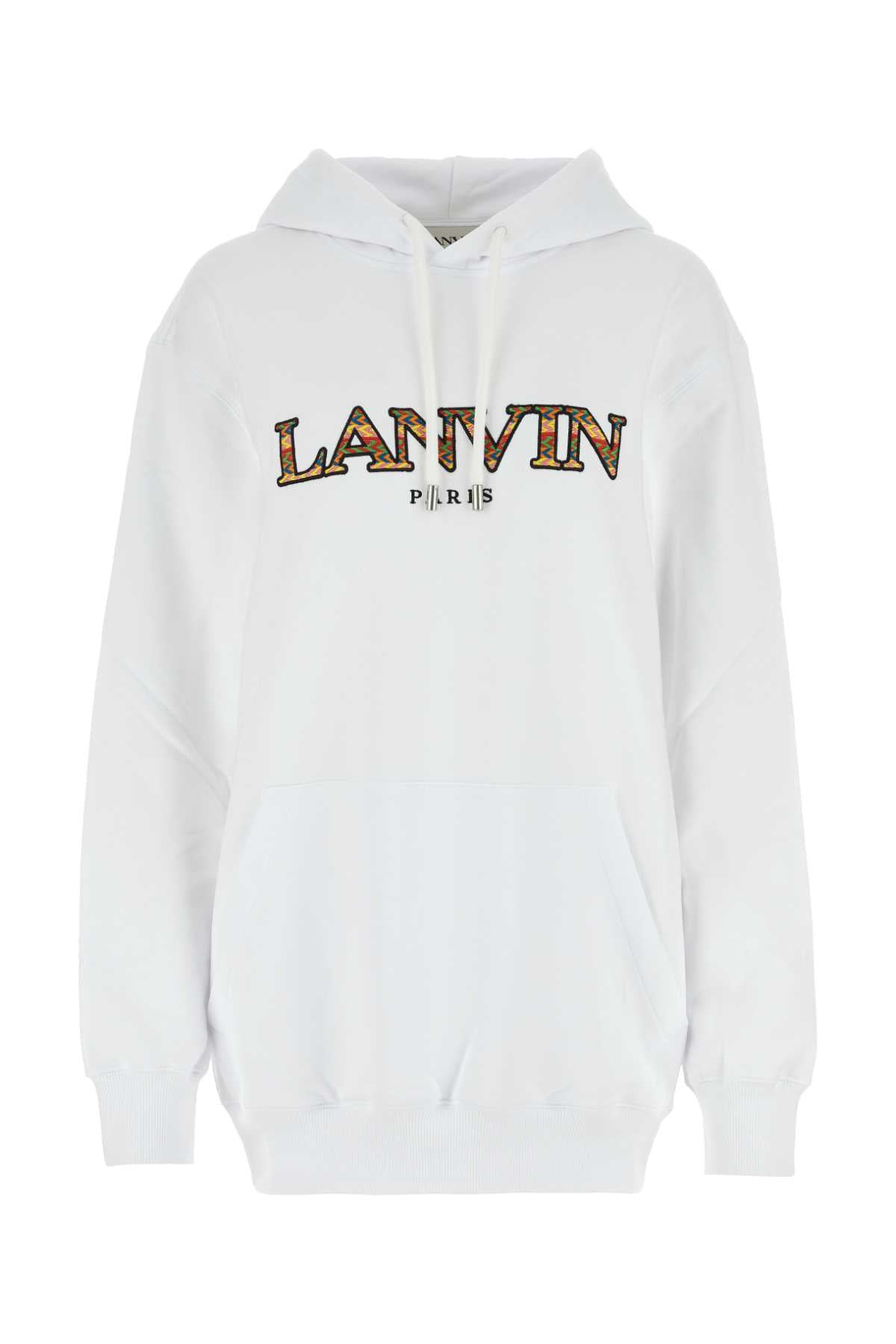 Lanvin Paris Hoodie — White