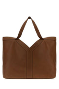 Saint Laurent Tote Shoulder Bag — Brown