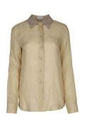 Jacob Cohen Studded Collar Shirt — Beige