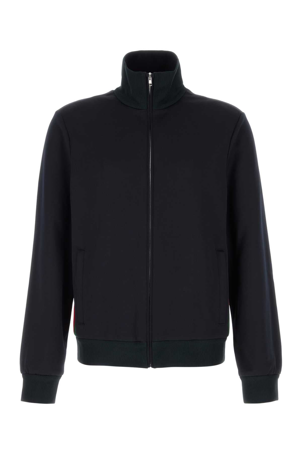 Sudadera Gucci con cremallera completa de mezcla de poliéster - Negra