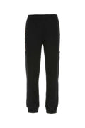 Burberry Stretch Cotton Joggers — Black
