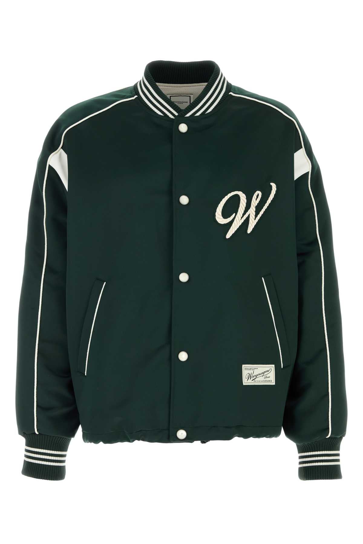 Wooyoungmi Jumper Bomber Jacket — Green