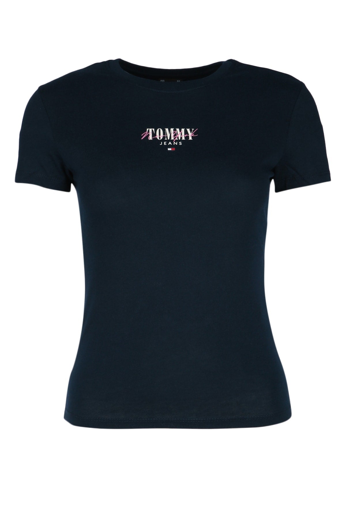 Tommy Hilfiger Jeans Logo-Embroidered T-Shirt — Navy