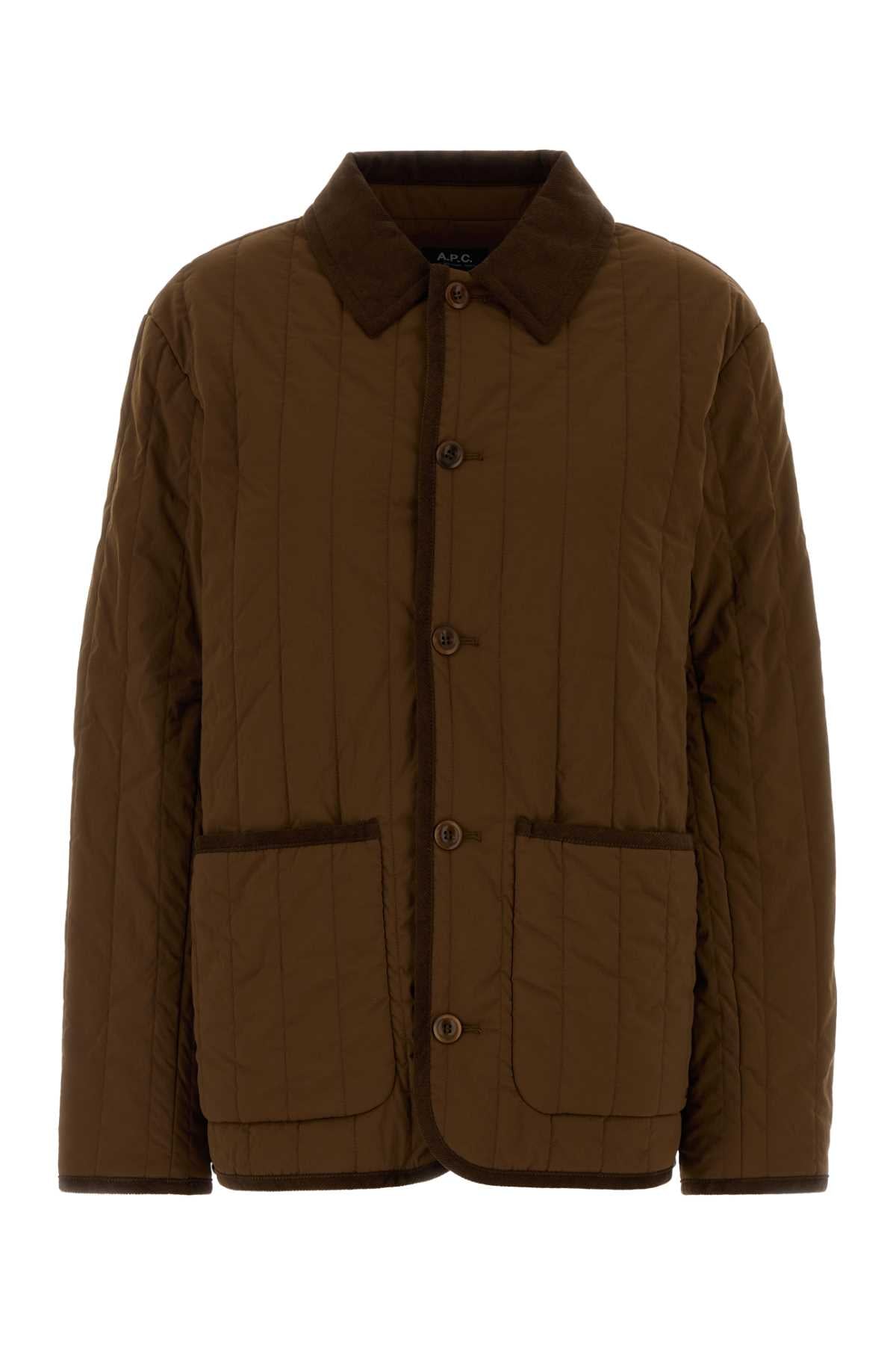A.P.C. Leone Jacket — Brown
