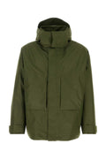 Herno Laminar Nylon Utility Jacket — Green