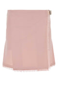 Burberry Wool Mini Skirt — Pink