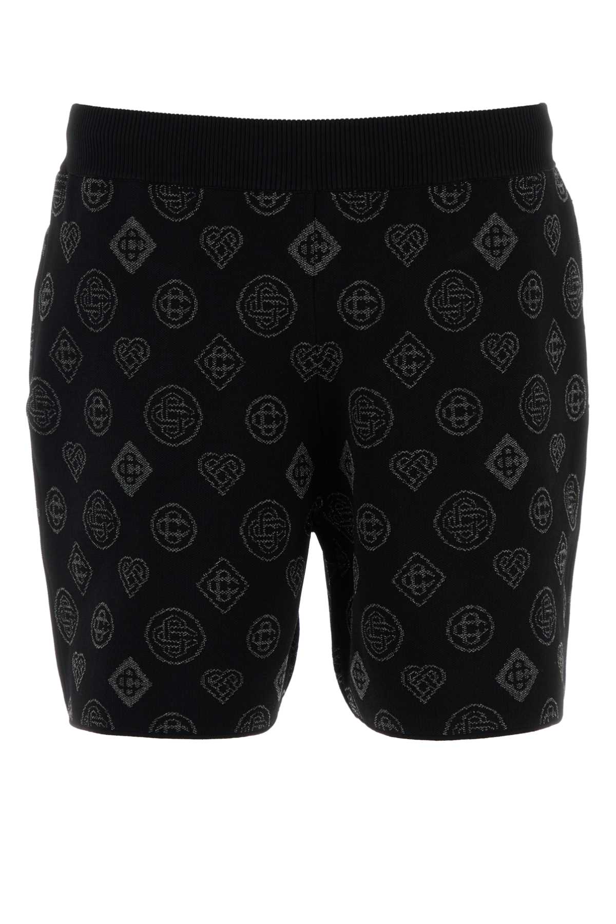 Casablanca City Bermuda Shorts — Black