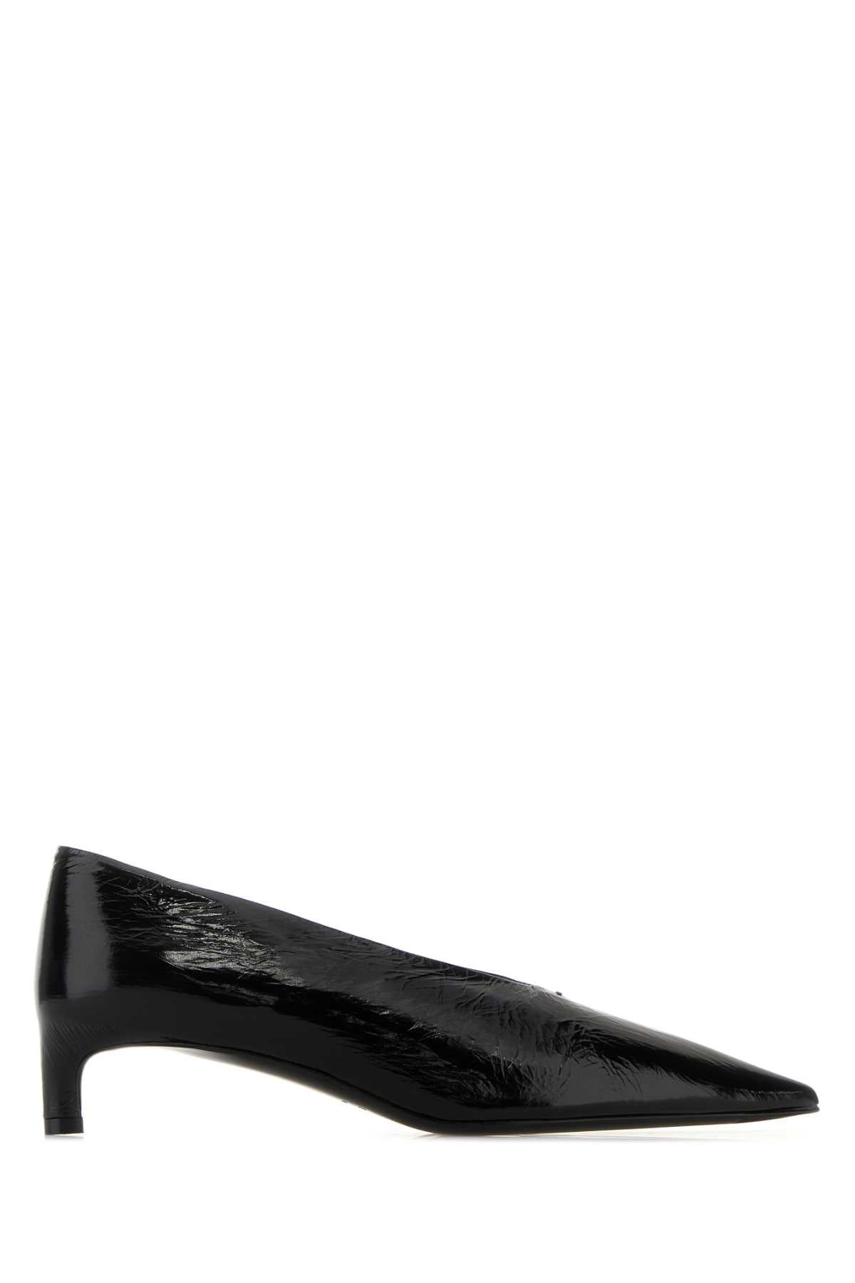 Jil Sander Patent Leather Pump — Black