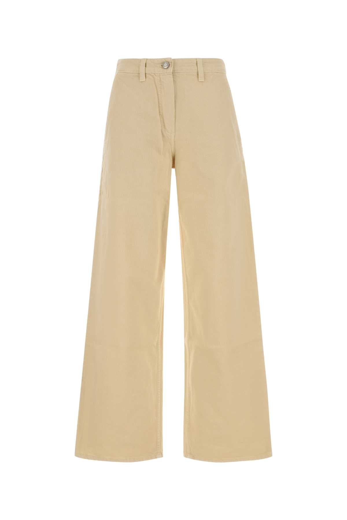 Magda Butrym Denim Jeans — Beige