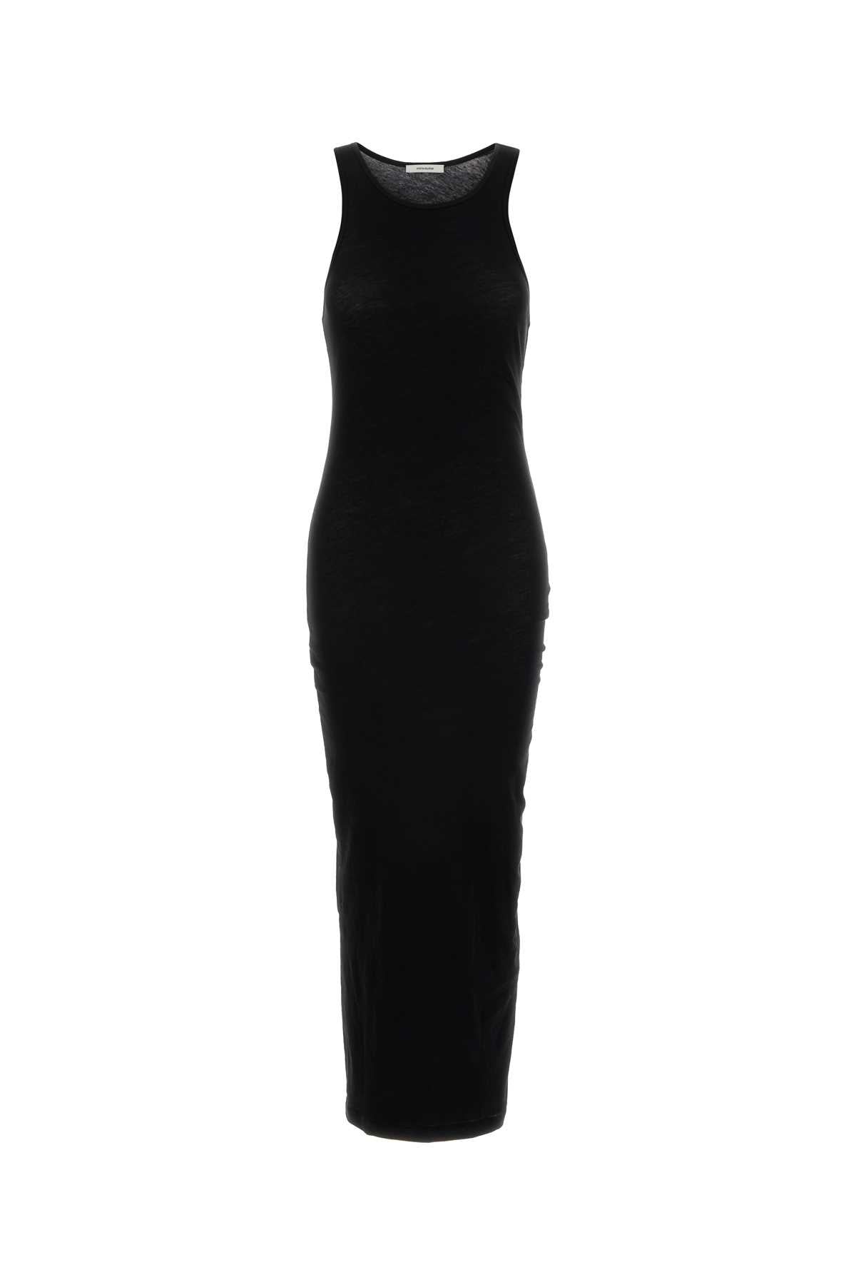 Entire Studios Midi Muscle Tank Dress — Black