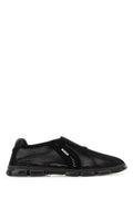 Miu Miu Mesh Slip-On Sneaker — Black