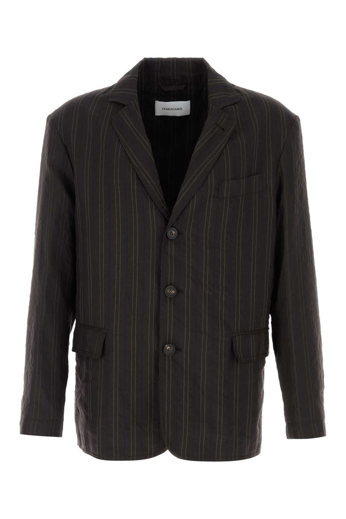 Ferragamo Expressonewnavy Blazer — Gray