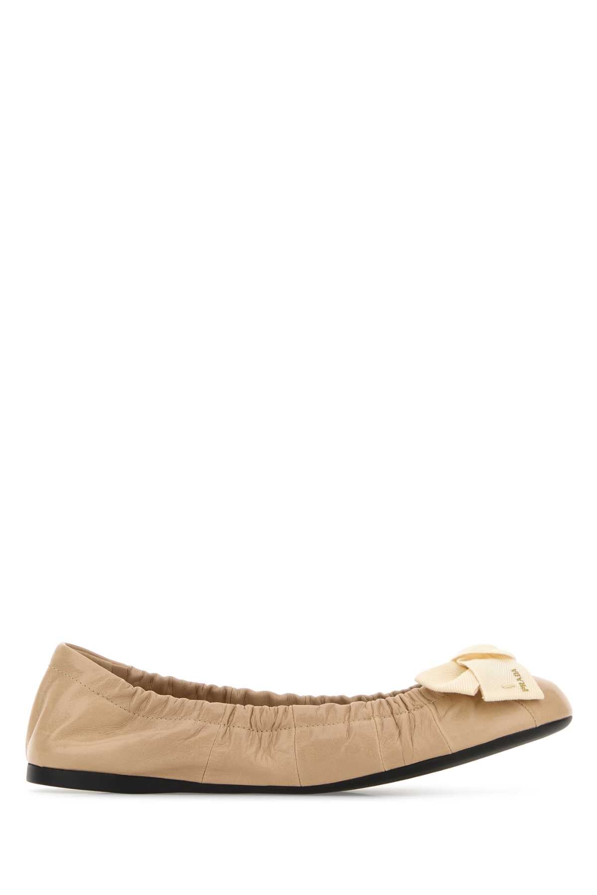 Prada Ballet Flat — Beige
