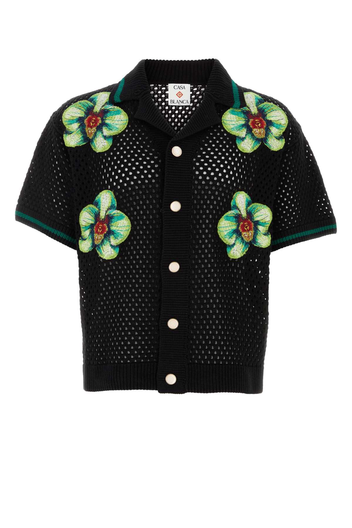Casablanca Orchid Shirt — Black