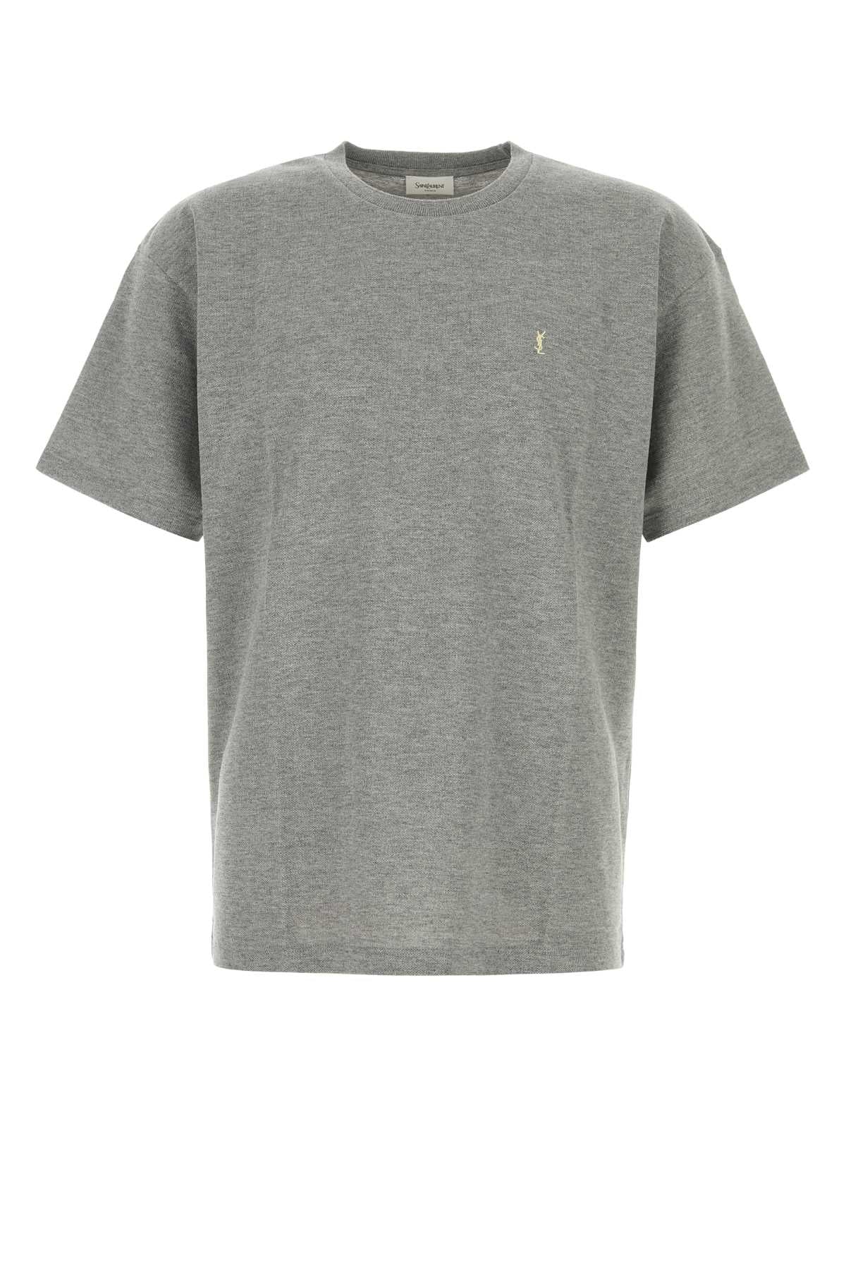Saint Laurent Bord T-Shirt — Gray