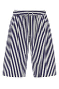 Dolce & Gabbana Striped Poplin Bermuda Shorts — Navy