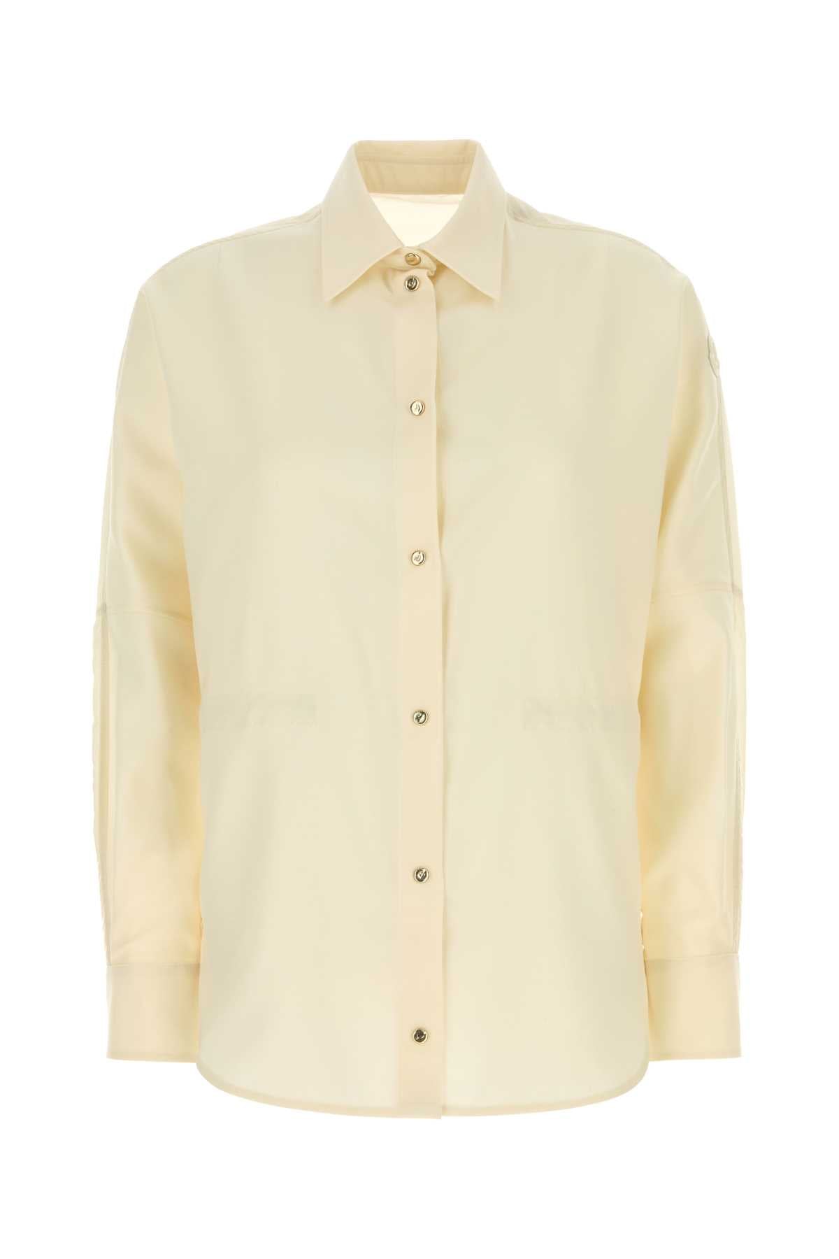 Moncler Virgin Wool and Nylon Shirt — Cream