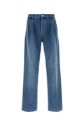 Marine Serre Denim Jeans — Blue