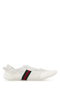 Gucci Leather and Suede Sneaker — White