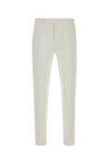 Pt Torino Lyocell Blend Trousers — White