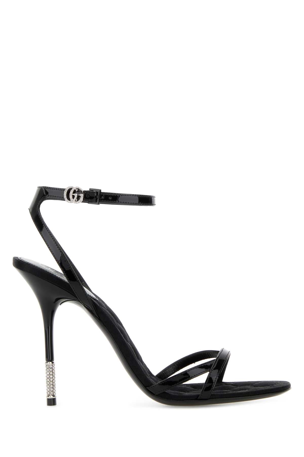Gucci Upper Heel Sandal — Black