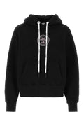 Palm Angels Logo-Embroidered Sweatshirt — Black
