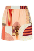 Fendi Patchwork Shorts — Multicolor