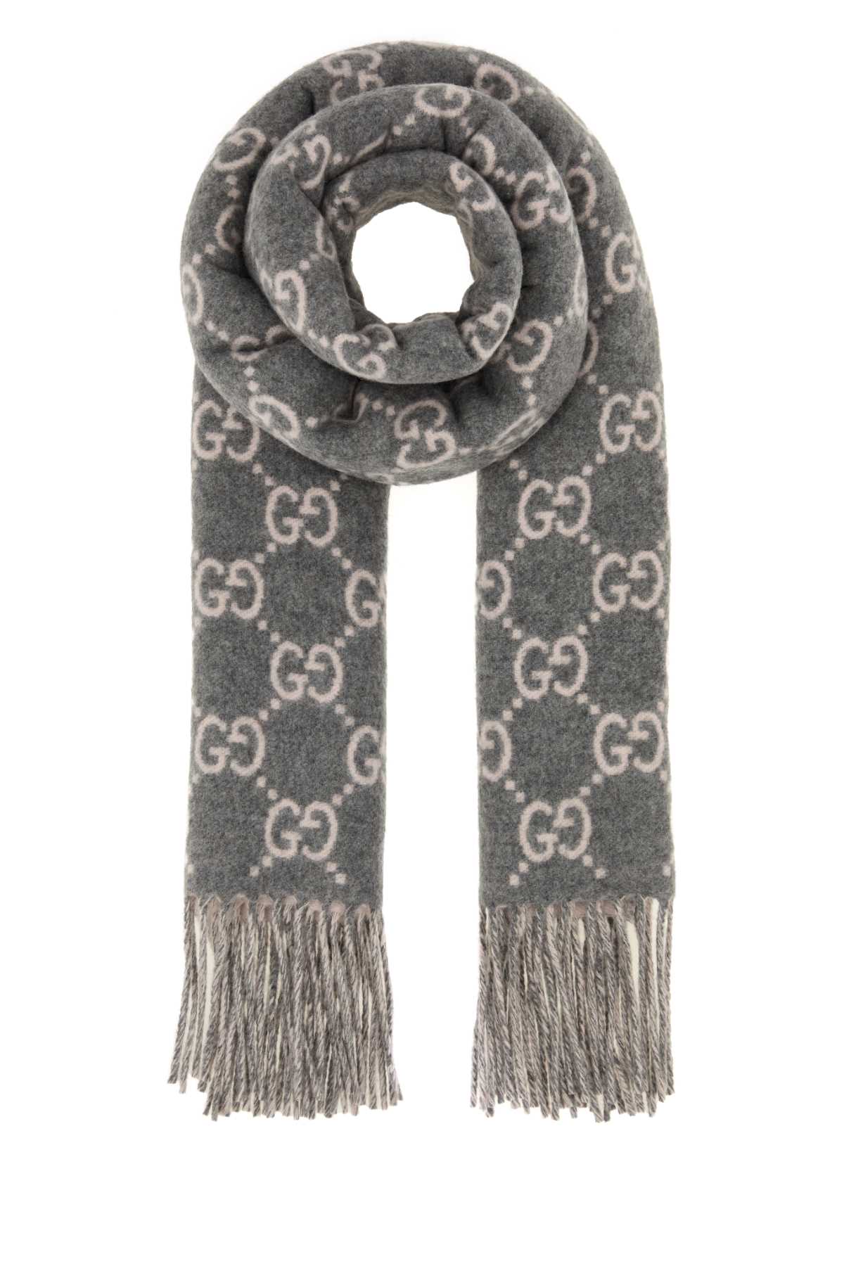 Gucci Canvy Scarf — Gray