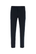 Pt Torino Cotton-Elastan Trousers — Black