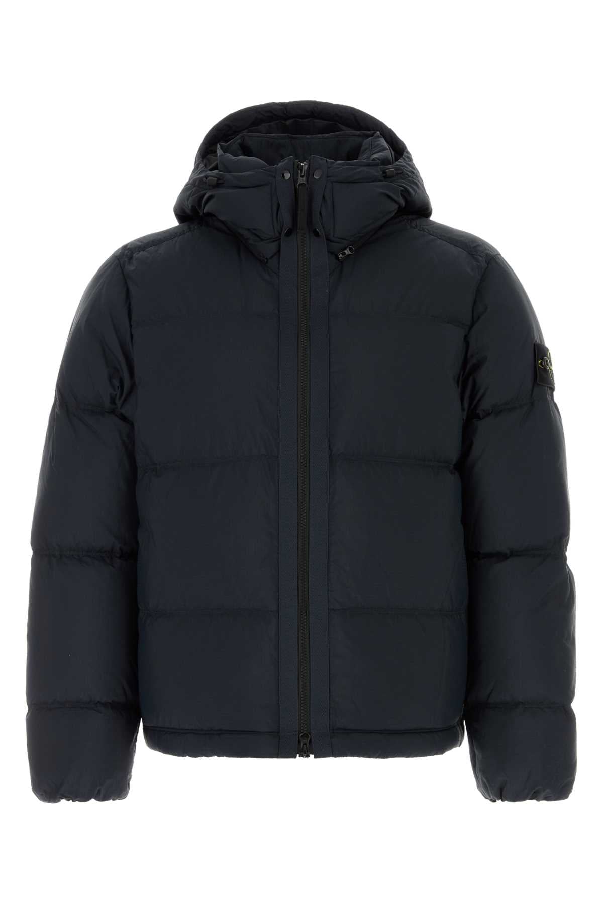 Stone Island Quilted Down Down Jacket — Black