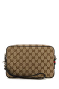 Gucci GG Fabric Crossbody Bag — Beige