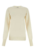 Jil Sander Cashmere Crewneck Sweater — White
