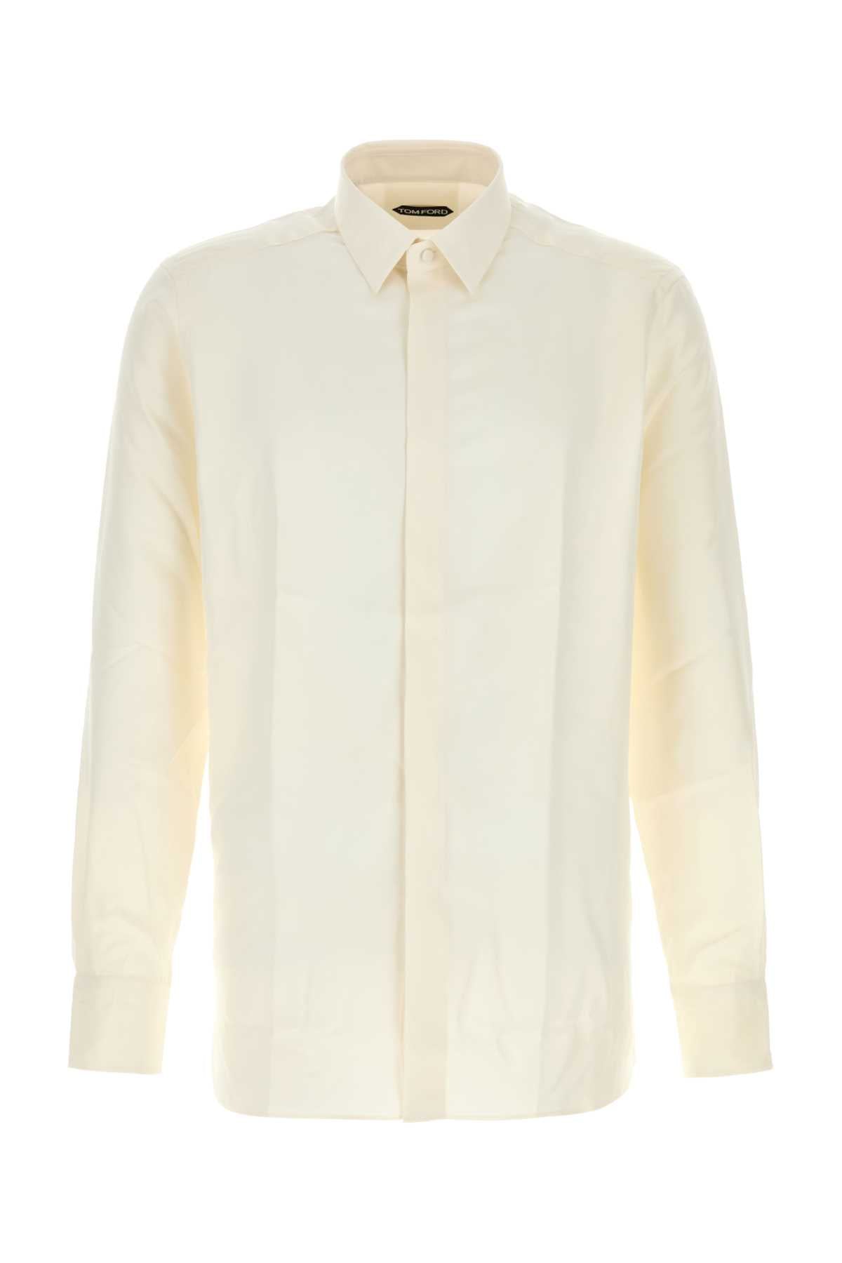 Tom Ford Fluid Shirt — Ivory