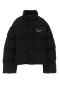 Balenciaga Quilted Cotton-Blend Down Jacket — Black
